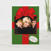 クリスマス – 写真あなたの家族に私たちの家族 – ギフト (正面)