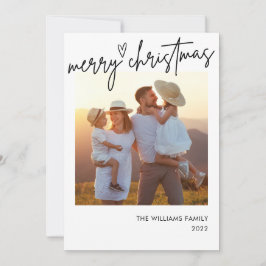 クリスマス 写真入り カード