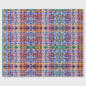 クリスマス《写真》ぼけ味ライトカラフルラッピング紙 ラッピングペーパー (フラット)