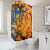 クリスマス《写真》ぼけ味灯 シャワーカーテン (インサイチュ)