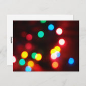 クリスマス《写真》ぼけ味 シーズンカード (正面/裏面)