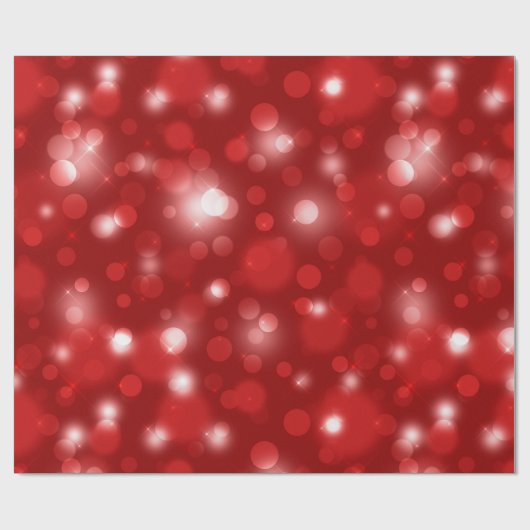 クリスマス《写真》ぼけ味 ラッピングペーパー (フラット)