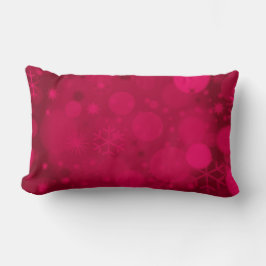 クリスマス《写真》ぼけ味、Rasp.Pink-Lumbar装飾用クッション ランバークッション