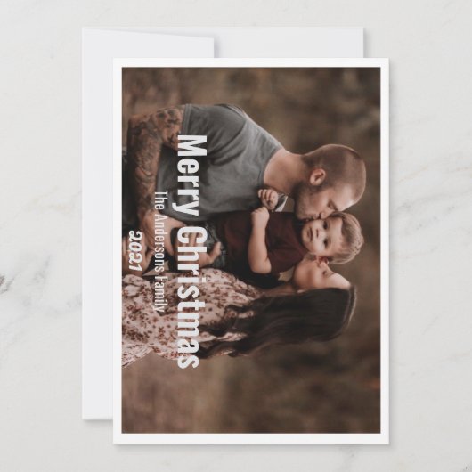 クリスマス　写真　植物　花　ホリデー　カード シーズンカード (正面)