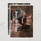 クリスマス　写真　植物　花　ホリデー　カード シーズンカード (正面/裏面)