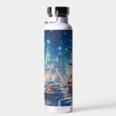 クリスマス/冬のドッキング船 ウォーターボトル (右面)