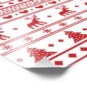 クリスマス/冬のパターン フォトプリント            (角)