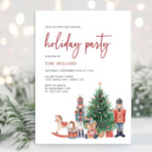 クリスマス 冬の休日パーティー 招待状