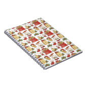 クリスマス・冬・新年のデザイン手帳 ノートブック (右側)