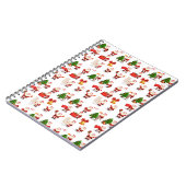 クリスマス・冬・新年のデザイン手帳 ノートブック (左側)