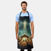 クリスマス/出生/イエス エプロン (着用した状態)