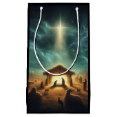 クリスマス/出生/イエス スモールペーパーバッグ (正面)