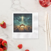 クリスマス/出生/イエス 縁ありカクテルナプキン (インサイチュ)