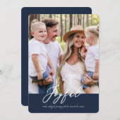 クリスマス 出産予定 カード (正面/裏面)