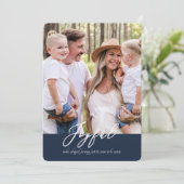 クリスマス 出産予定 カード (スタンド正面)