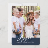 クリスマス 出産予定 カード (正面)