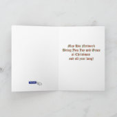 クリスマス: 友情の招待状カード 招待状 (内部)