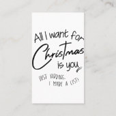 クリスマス 名刺 (裏面)