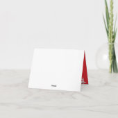 クリスマス 名前 テキスト カスタム ファミリー ギフト カード (裏面)