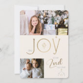 クリスマス 喜びの歌 主が来た カスタム写真 (正面)