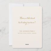 クリスマス 喜びを歌おう 主が来たよ カスタム写真 (裏面)