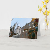 クリスマス - 国際ビル庭園 -  カード (黄色い花)