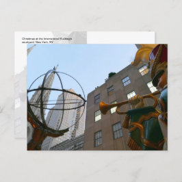 クリスマス – 国際的建物の中庭 –  ポストカード
