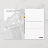 クリスマス – 国際的建物の中庭 –  ポストカード (裏面)