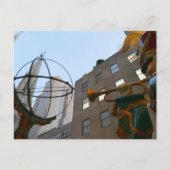 クリスマス – 国際的建物の中庭 –  ポストカード (正面)