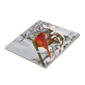 クリスマス、基本的な鳥、雪、タイル タイル (側面)