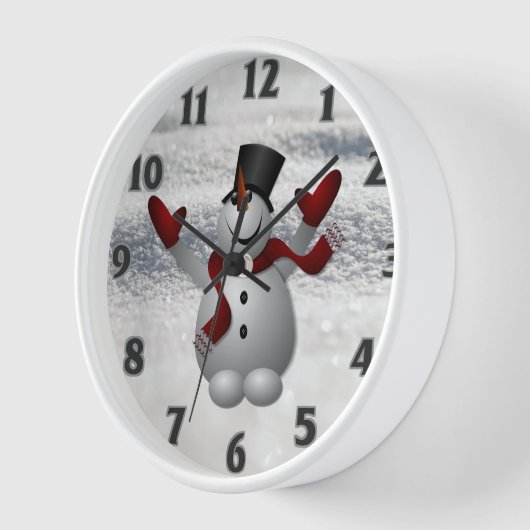 クリスマス 壁時計 (傾斜)
