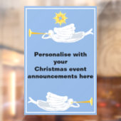 クリスマス・天使の発表 ウィンドウサイン (シート2)