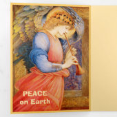 クリスマス・天使の発表 三つ折りクリスマスカード (内部最初)