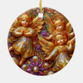 クリスマス～天使19世紀～ セラミックオーナメント (裏面)