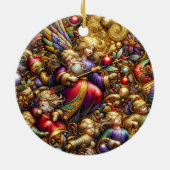 クリスマス～天使19世紀～ セラミックオーナメント (裏面)