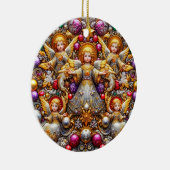 クリスマス～天使19世紀～ セラミックオーナメント (右)