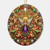 クリスマス～天使19世紀～ セラミックオーナメント (左)
