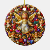 クリスマス～天使19世紀～ セラミックオーナメント (裏面)