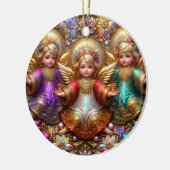 クリスマス～天使19世紀～ セラミックオーナメント (左)