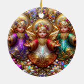 クリスマス～天使19世紀～ セラミックオーナメント (裏面)