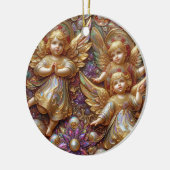 クリスマス～天使19世紀～ セラミックオーナメント (左)