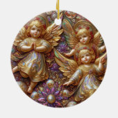 クリスマス～天使19世紀～ セラミックオーナメント (裏面)