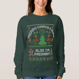 クリスマス 妊娠 発表 ウルトラファッションTシャツ スウェットシャツ