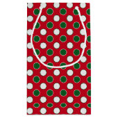 クリスマス 妖精 オーダーメイド ビジネス ホリデー スモールペーパーバッグ (裏面)