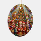 クリスマス～子ども19世紀～ セラミックオーナメント (右)