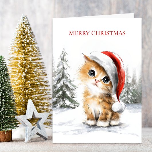 クリスマス+子猫 シーズンカード