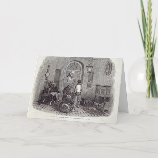 クリスマス: "季節の賛辞" シーズンカード (正面)