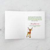 クリスマス – 孫娘 – トナカイ (内部)