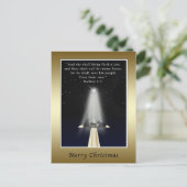 クリスマス、宗教、出生および十字 シーズンポストカード (スタンド正面)