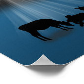 クリスマス，宗教，出生，星，プリント ポスター (角)